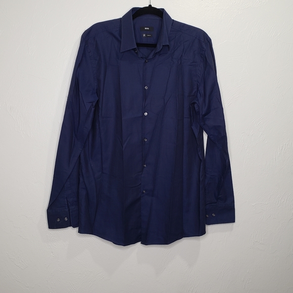 Hugo Boss Other - Hugo boss blue sharpfit button down dress shirt